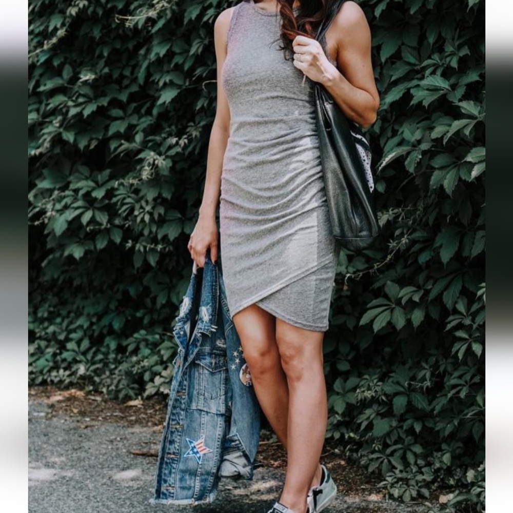 Leith Melrose and Market Ruched Wrap Dress